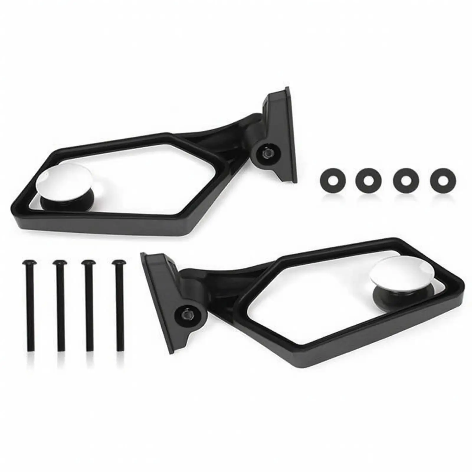 Off Road UTV Mirrors for Can-am X3 2017-2021 Wide View Plastic Rearview Side Mirrors Helmet Friendly Vehicle Add Ons