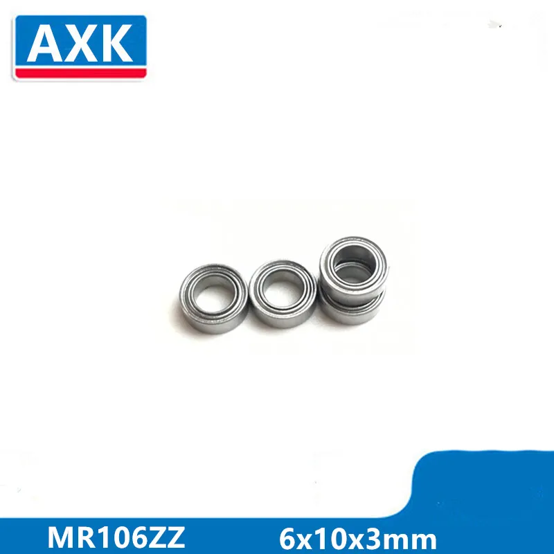 

Axk 50pcs Mr106zz L-1060zz 6x10x3 Mm Deep Groove Ball Bearing Miniature Bearing High Quality Mr106z Mr106