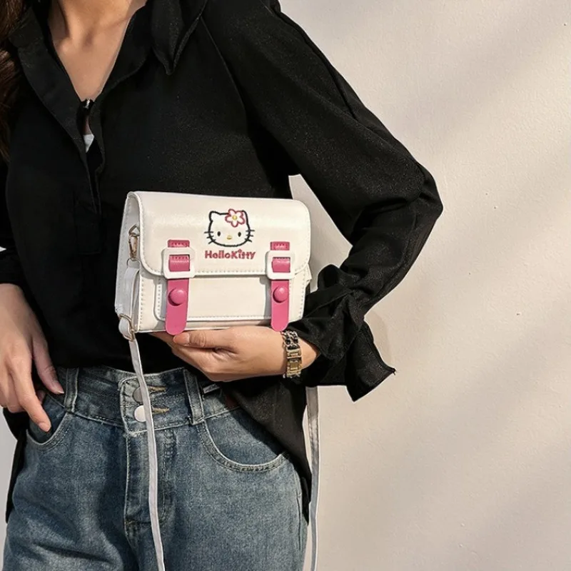 

Sanrio Niche Designed Bags for Women,new Style Single Shoulder and Crossbody Bags, Cute Color Blocking Jk Small Square Bags