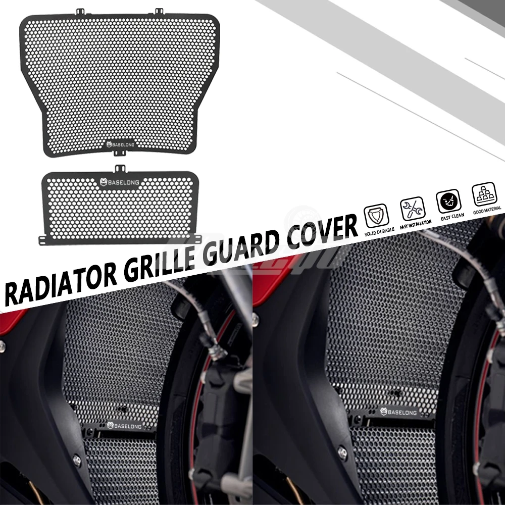 

FOR BMW HP4 S1000RR 2009-2014 Motorcycle Radiator Grille Guard Cover Protector Oil Cooler Guards Cover S1000R S 1000 R 2014-2020
