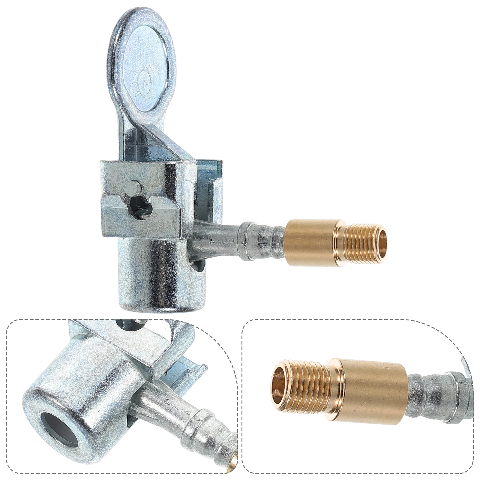 

Quick Lockable No Leakage Air Compressor Duty Tire Valve Adapter Inflation Tool For Car Tires Air Mattresses