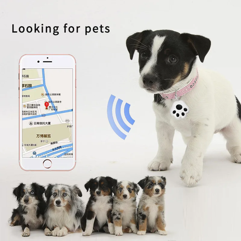 Pet Cat Dog Anti-Lost GPS Tracking Tag Locator Prevention Portable Wireless Tracker Tags for Pets Gatos Perros Accessories