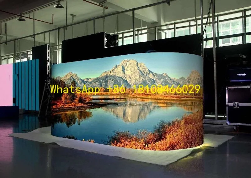

Best Modular Ultra Thin Flexible LED Screen 100 Square Meter Curved Soft Vertical Display Screen
