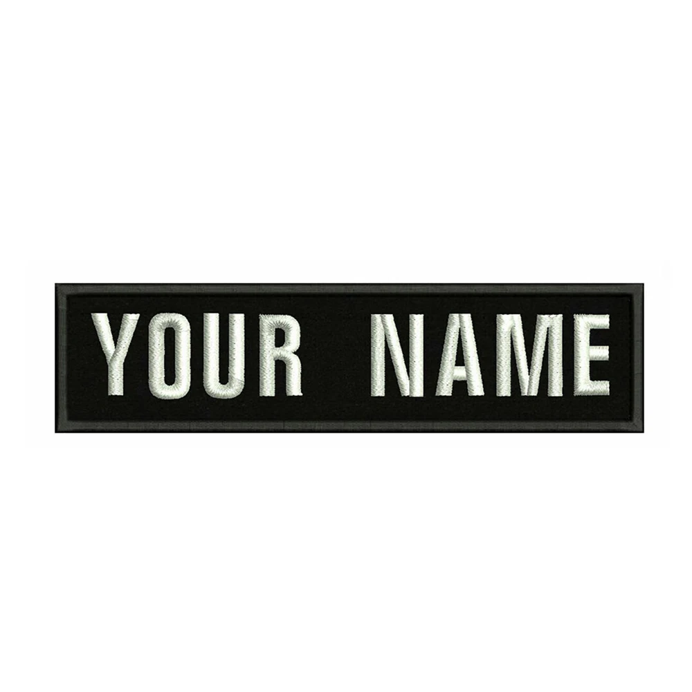 Parche bordado nombre personalizado termo adhesivo para ropa - imagen 3