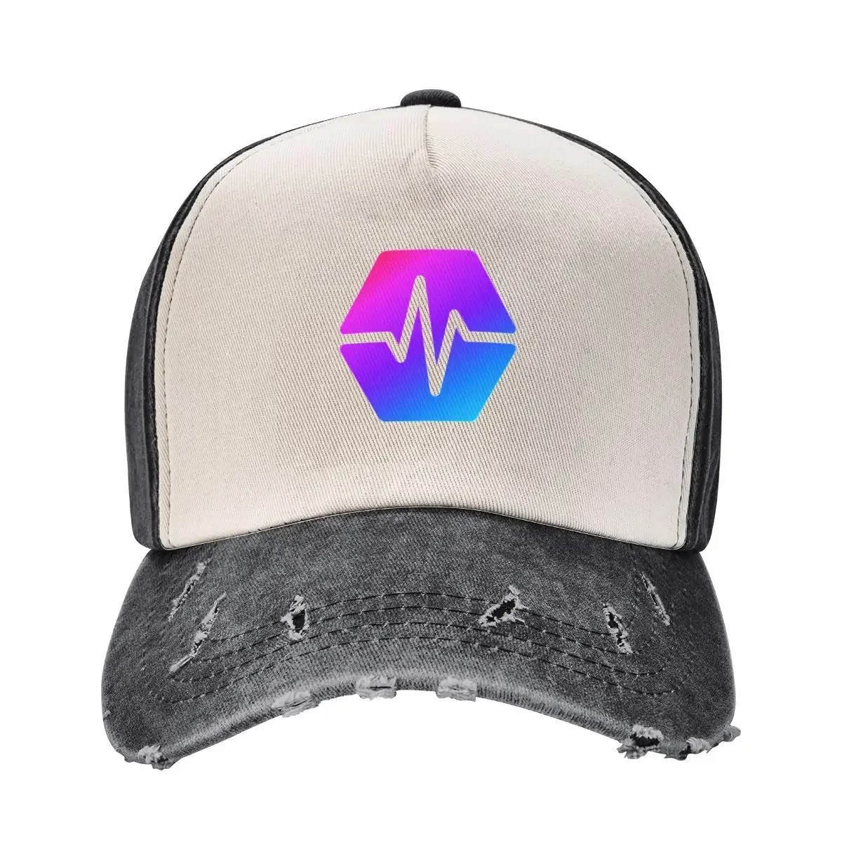 PulseChain Logo Cowboy Hat Beach Outing Trucker Hat Hat Beach Women's Cap Men's