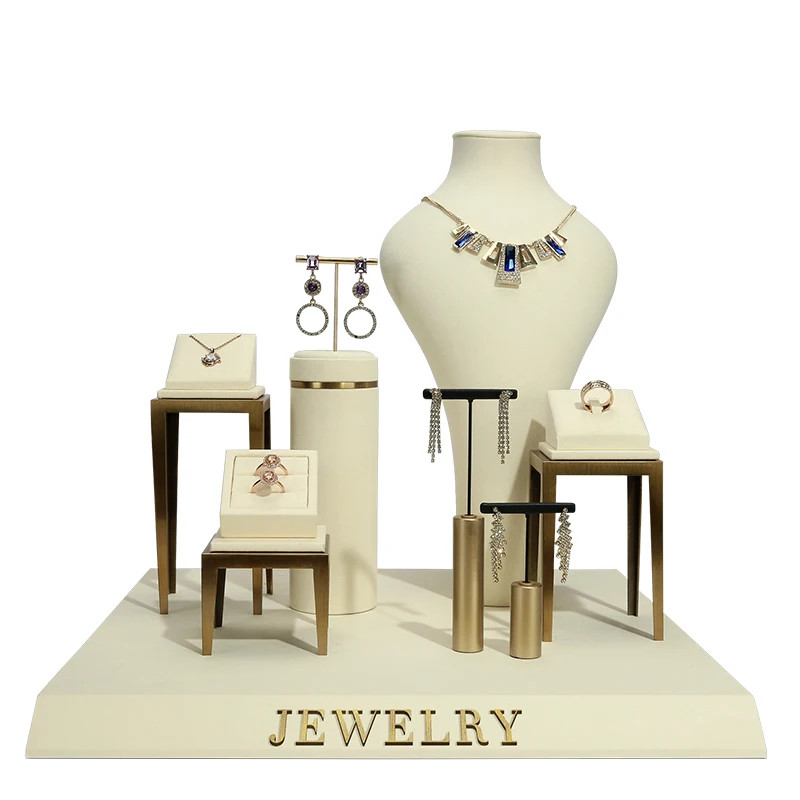 Nieuwe Sieraden Etalage Rekwisieten Ketting Display Stand Oorbellen Sieraden Stand Hals Etalage Rekwisieten