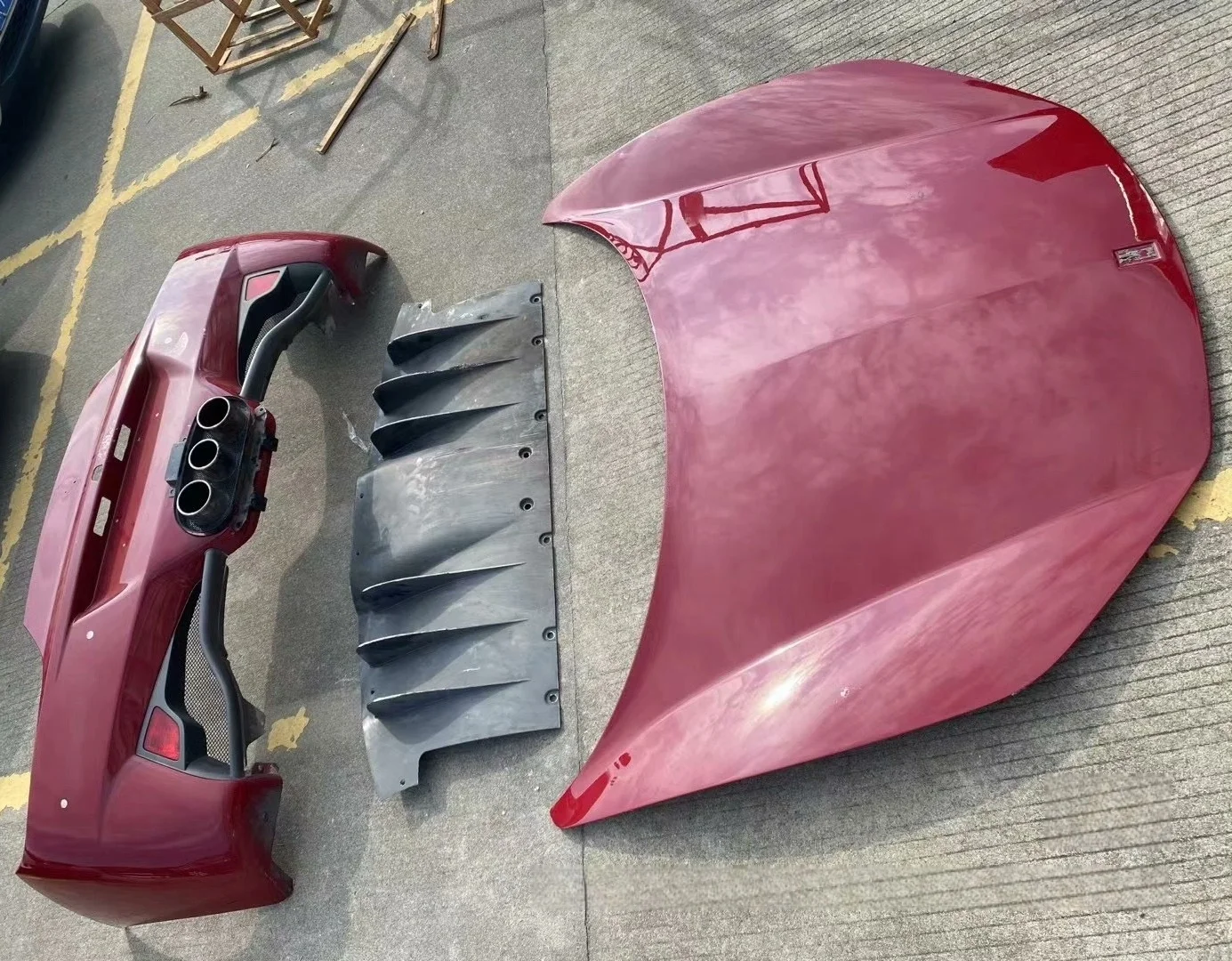 For Ferrari 458 Engine Hood Spoiler Rear Bumper Front Bumper Assembly Ferrari 458 Original Body Kit