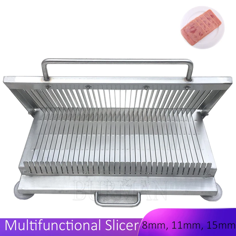 Multi Function Slicer Steel Fruit Ham Kitchen 8MM 11MM 15MM Meat Slicer Egg Cutting Machine Stainless Cheese Slicer For Home