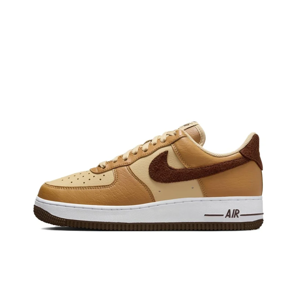 Nike Air Force 1 Synthetic Leather Low top Skateboard Shoes Women's Brown HQ3905-200