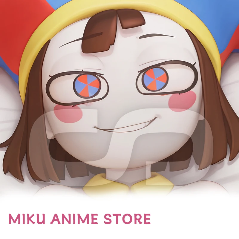 Anime Pillow case Cover Double-Sided Print Dakimakura The Amazing Digital Circus Pomni Life-size Body Pillow