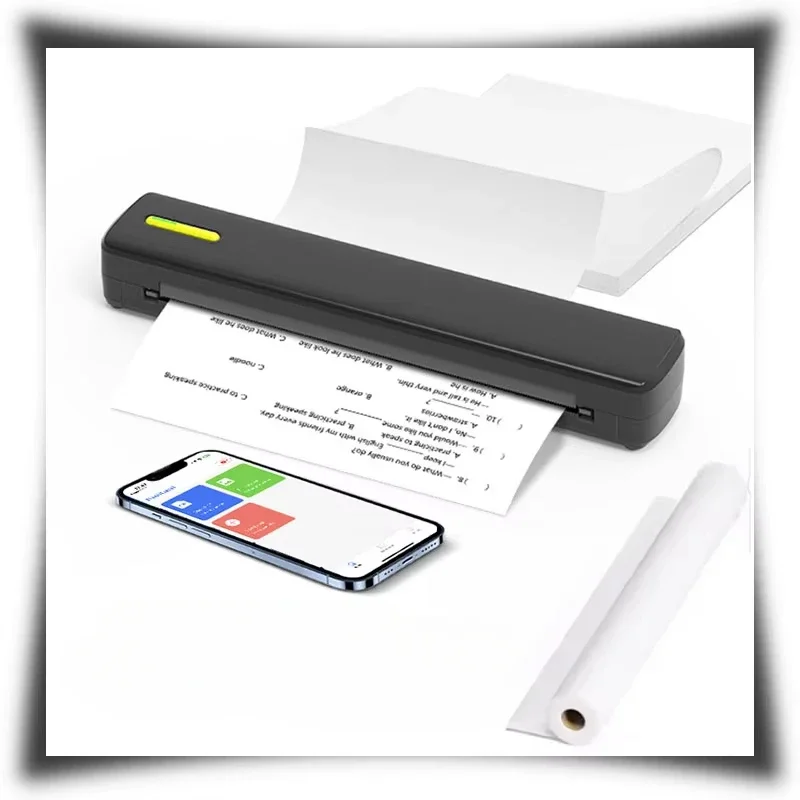 

C80 A4 Portable Printer Wireless 200/300DPI Mini Inkless Printer