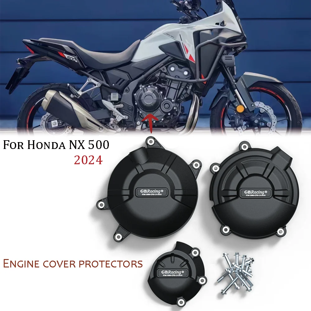 

NX500 2024 New Motorcycle Accessories Engine Cover Sets Bonnet Protector Engine Cover For Honda NX 500 Nx500 2023