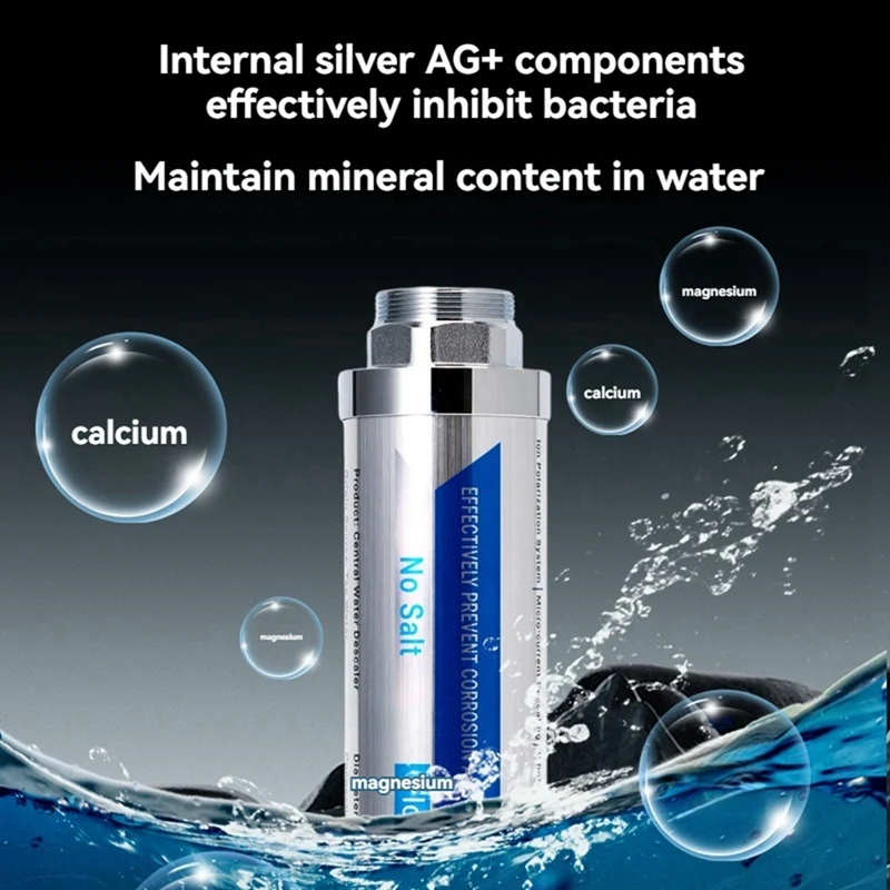 AT36 Whole House Central Water Softener Scale Filter Prevent Scale Built Up On Water Pipes Smart Toilet Boilers