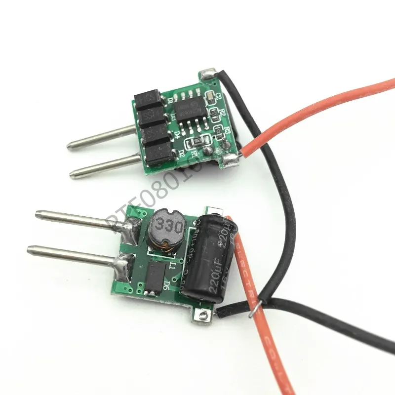 20 PCS MR16 2pin 12V LED Driver 1-3X3W Low Voltage Transformer 2 Feet 600MA Constant Current 3W 9W High Power Lamp Transformer