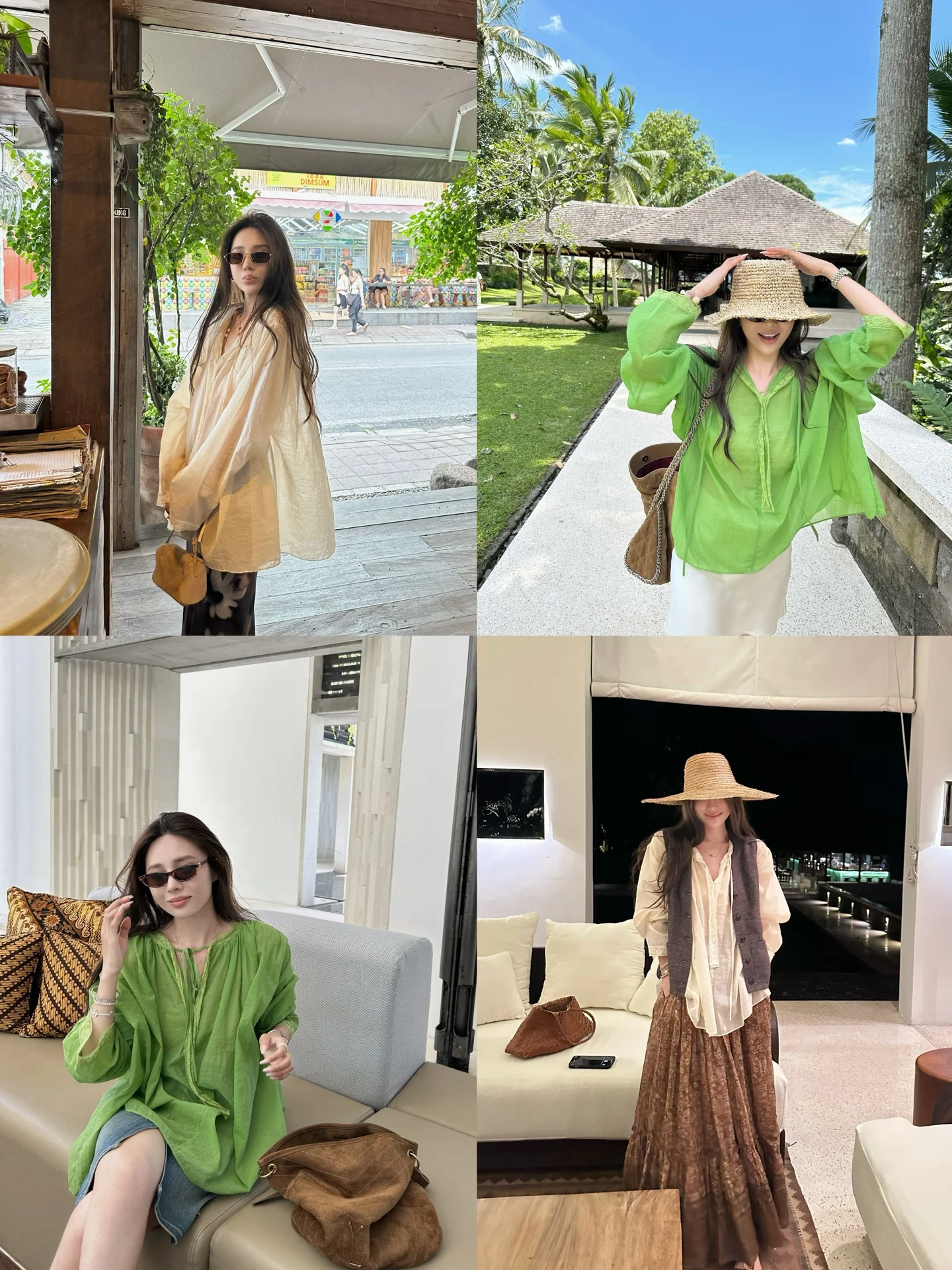 

Romantic Lazy Heavy-Lace Women's irt Spring Aosphere Belted Cotton Blend Long Sve Commute Sle Loose Fit Floral Trim