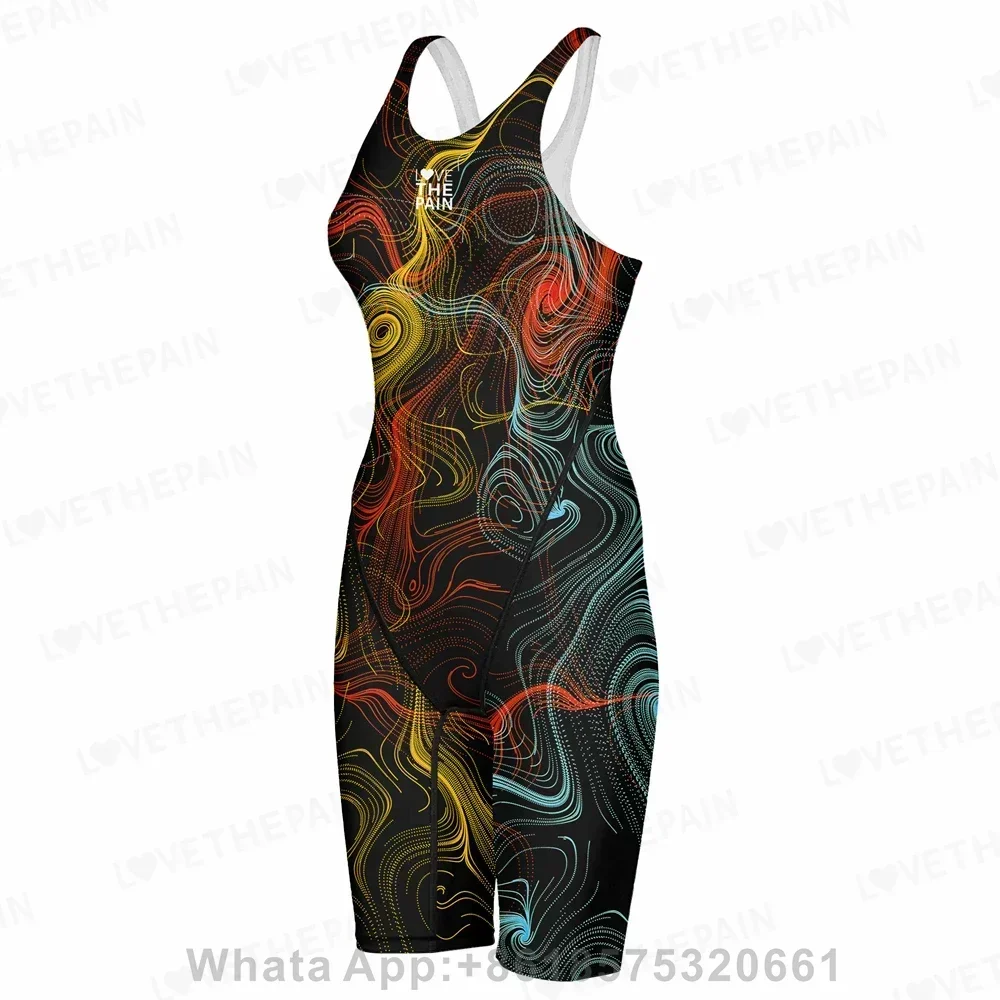 Womens Open Back Tech Suit Comfort Straps Swimsuit One-piece Jumpsuit Swimsuit Quick Dry Bathing Suits Racing Swimming Suit 2023