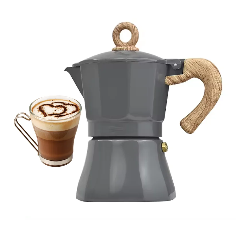 Kitchen Accessories Electric Freestanding Single Small Size Portable Moka Pot With Best Spare Part Espresso Coffee