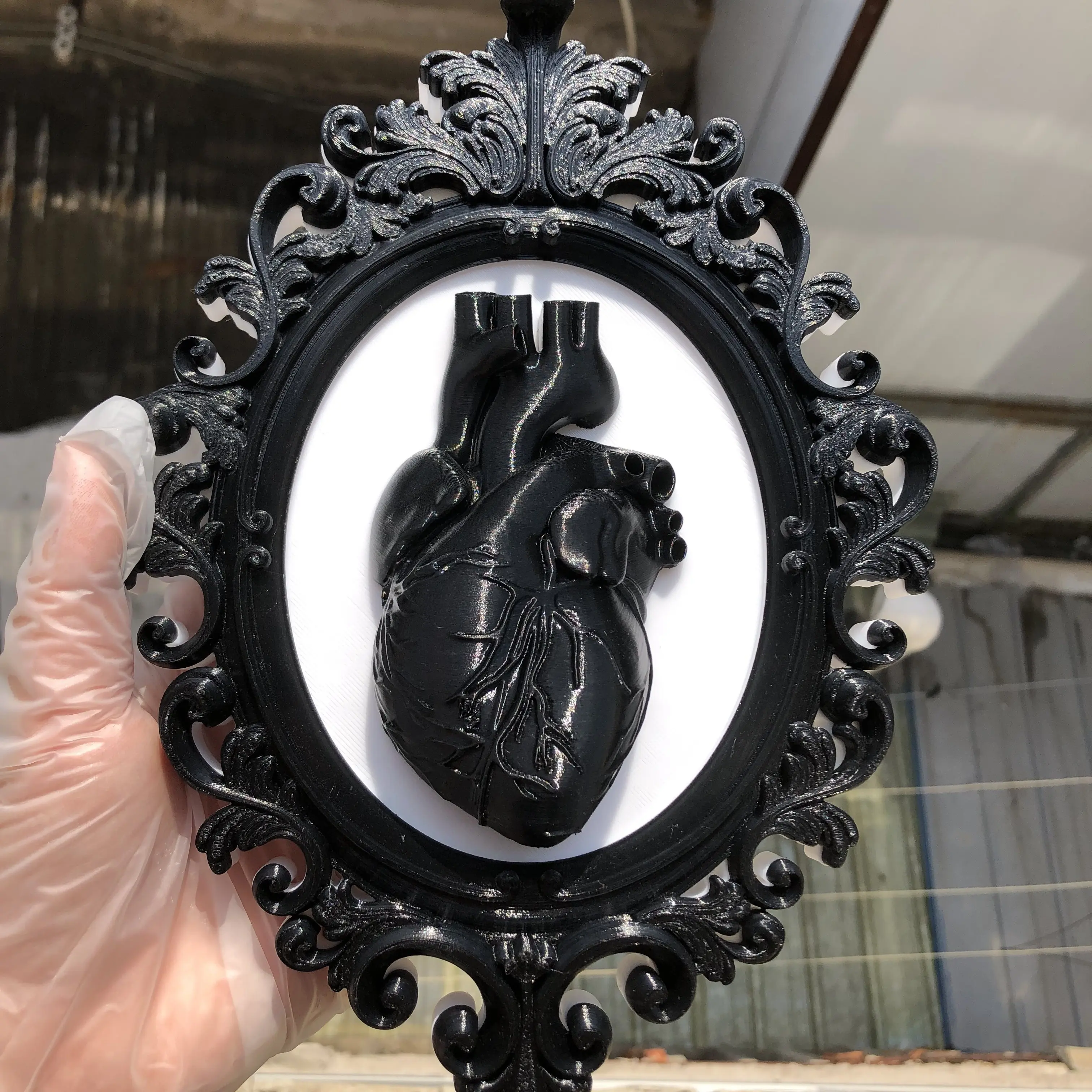 Marco de Fotos con Forma de Co - Resin Art Wedding Gift reseña y precio