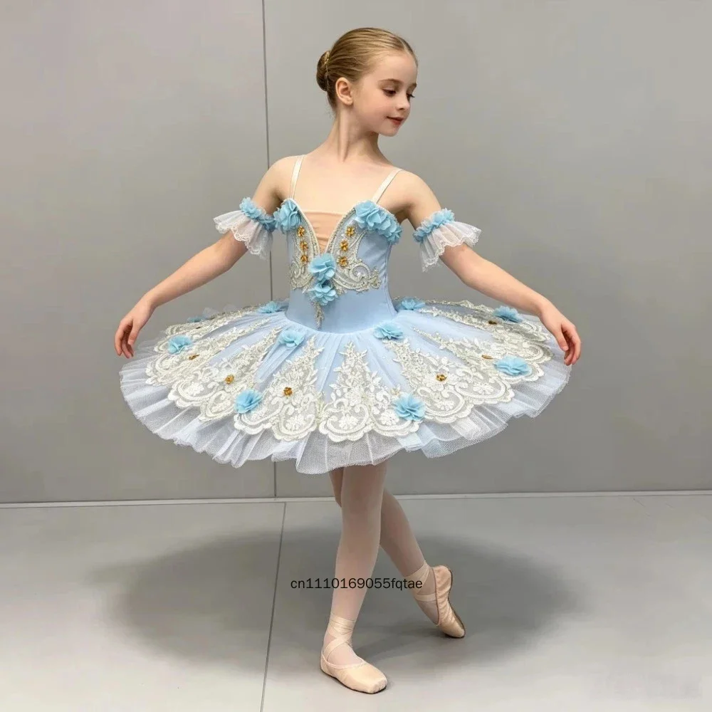 

Kids Girls Ballet Tutu Dress Puffy Skirt Stage Performance Costume Hip Hop Chorus Party Dance Outfit