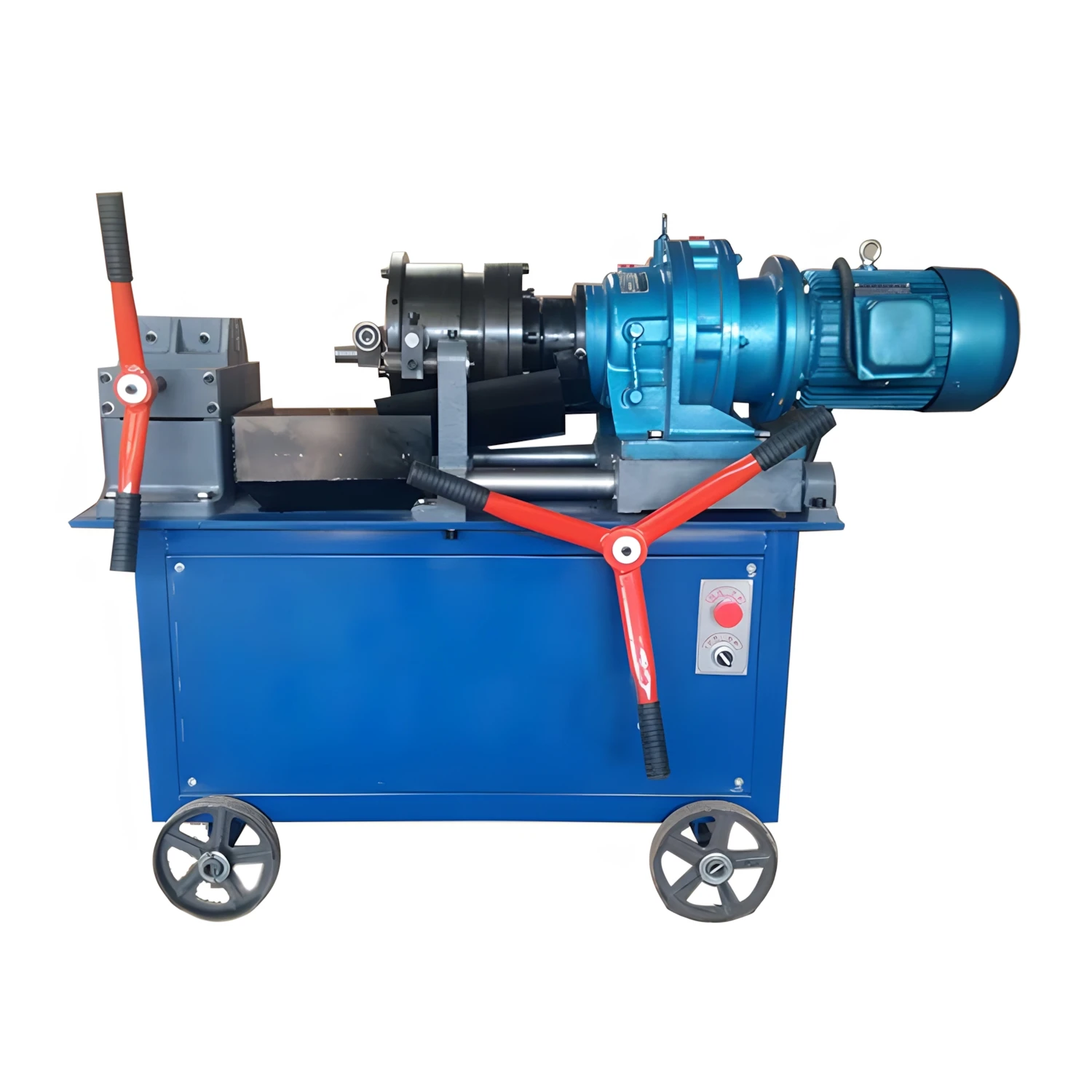 Rebar Coupler Thread Roller Machine 16-40mm Steel Rod Bar Rolling Threading Machine Anchor Rod Thread Manufacturing Machine