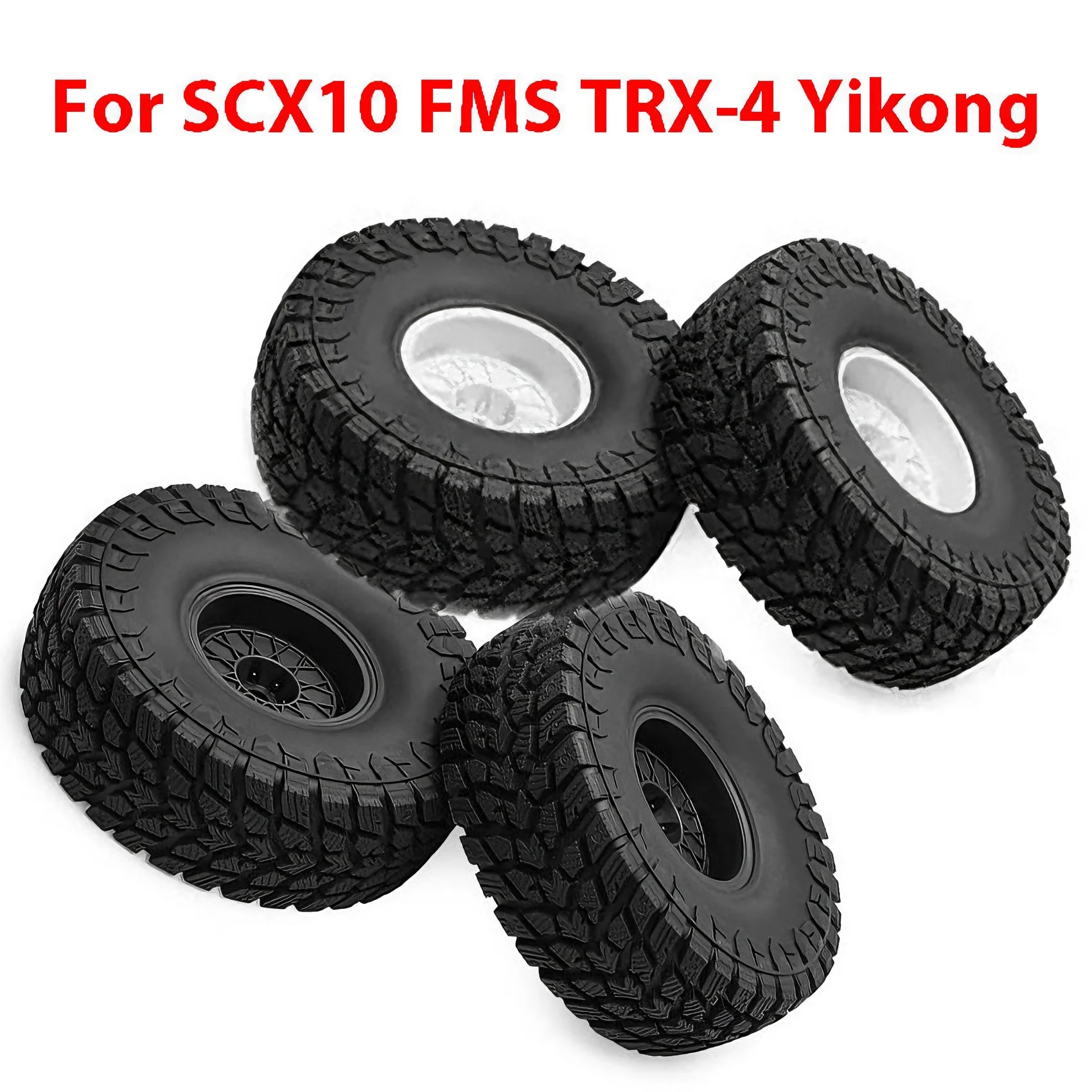 

Для SCX10 FMS TRX-4 Yikong Набор шин 1,9 дюйма Универсальный набор шин для бездорожья Набор гравийных/стреловых протекторов RC Модель автомобиля Аксессуары