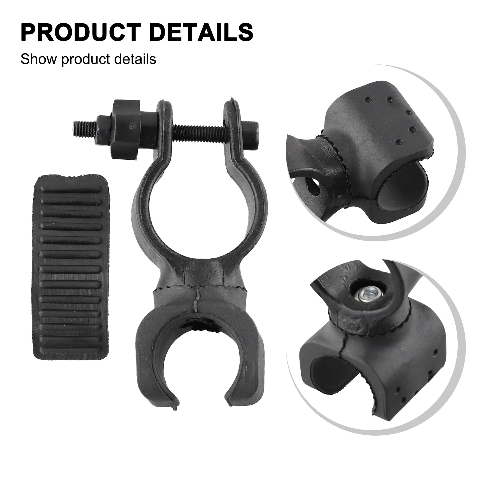 Easy Rotation Bicycle Mount Road Bike Headlight Flash Light Torch Holder Mounting Bracket Headlamp Bicycle Lamp Holder