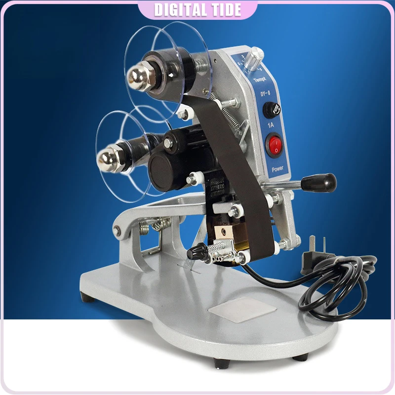 Date Coding Machine  ZS-DY8 Batch Serial Number Manual Printer Expiry Production Date Batch Model Ribbon Coder
