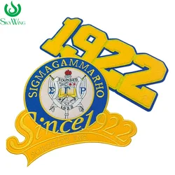 Custom Embroidery Iron on Patches for Jacket, Sigma Gamma Rho SGRHO, Sorority Shield, Since 1922