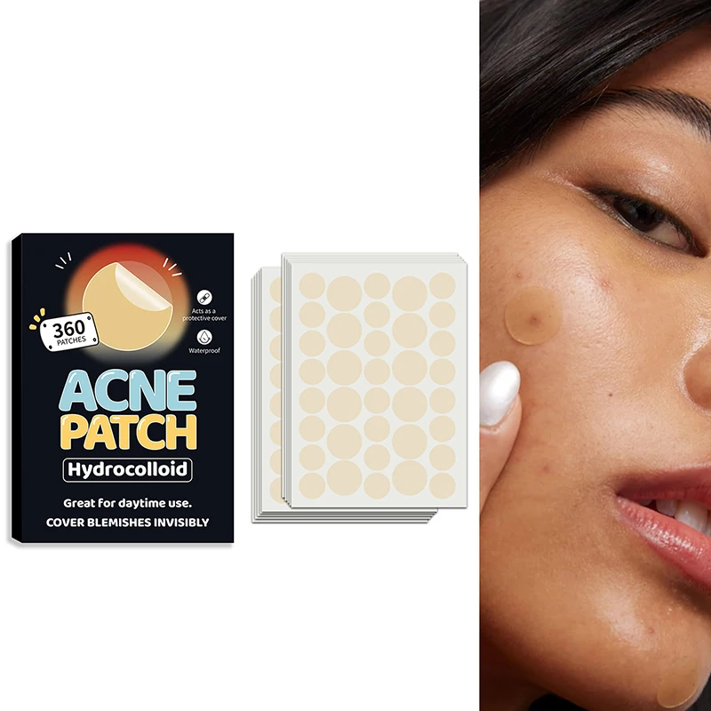 New! 360Pcs Invisible Pimple Removal Anti-Acne Hydrocolloid Patches Spots Marks Concealer Beauty Makeup Tool Repair Sticker