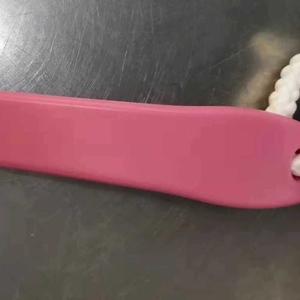 

3Pcs Long Handle Bath Flower Shower Ball Scrubber Exfoliating Mesh Gauze Soft Lather Gentle Skin Care Beige Pink Blue