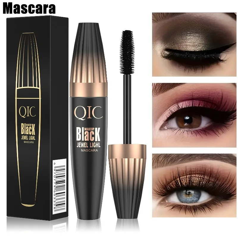 Máscara de pestañas 4d resistente al agua cifrada de larga duración, rizado grueso, a prueba de manchas, herramientas de maquillaje de ojos grandes, cosmético de belleza duradero, 1 Uds.