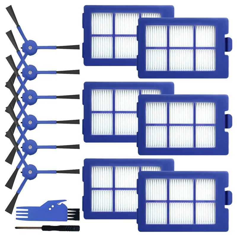 M04K Боковая щетка HEPA-фильтры Пластиковая запасная часть для робота-пылесоса Eufy Robovac X8 Hybrid Series