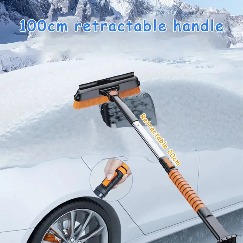 

Winter Car Snow Shovel Detachable Telescopic Window Snow Clearing Tool Aluminum Alloy Car De-Icing Shovel Cleaning Accessories