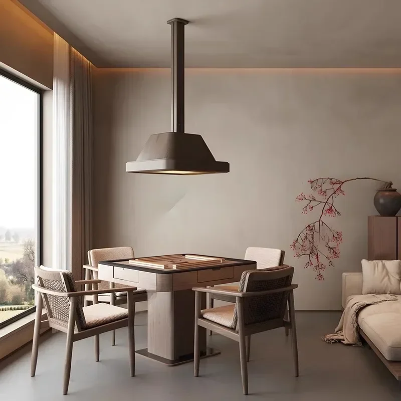 

LHY26 ssSolid mahjong table mute new Chinese mahjong machine automatic household dining table integrated multi-function