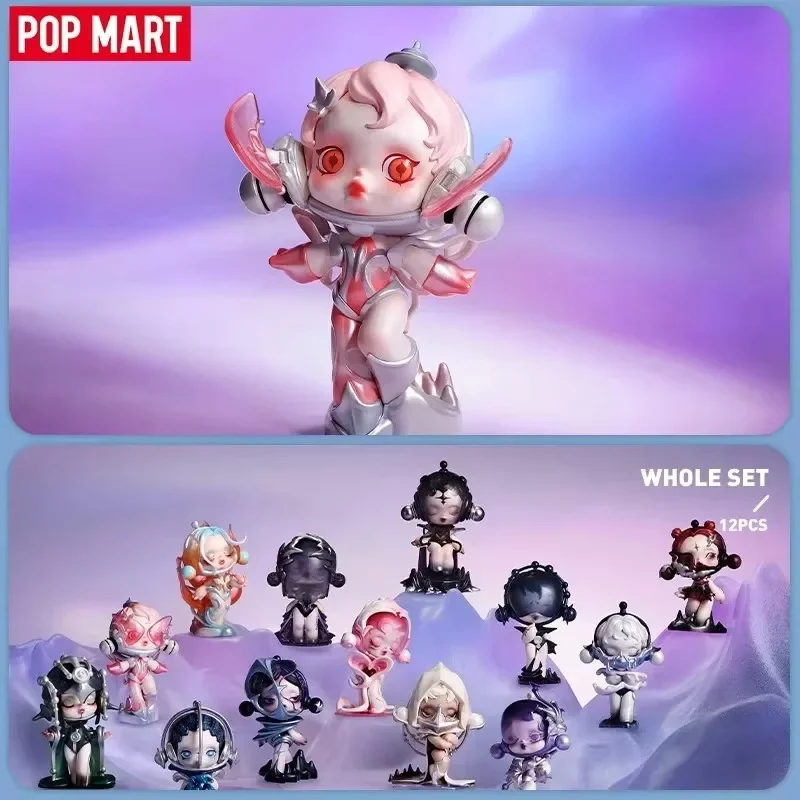POP MART SKULLPANDA The Sound Series Blind Box Toys Kawaii Anime Blind Box Action Figure Surprise Mystery Box Dolls Girls Gift