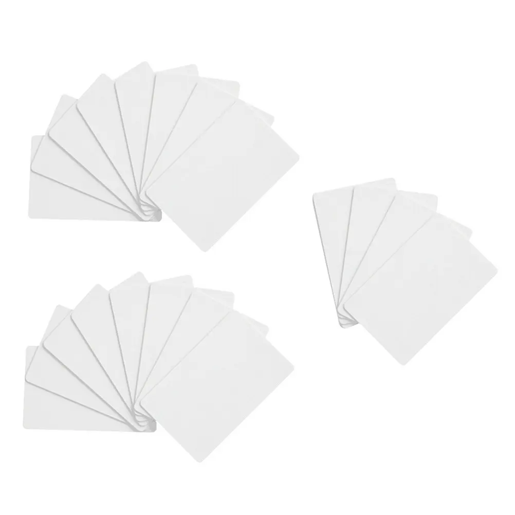 20Pcs Ntag215 Blank White Contactless Ic Card for Smart Door Lock Access Control Attendance Management