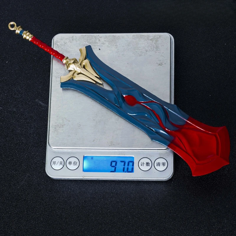 22 سنتيمتر/8.66in هونكاي: ستار السكك الحديدية لعبة الطرفية Yunli الثقيلة السيف تقطيعه سلاح معدني نموذج المشاجرة السيف الحرفية الحلي الصبي لعبة هدية #4