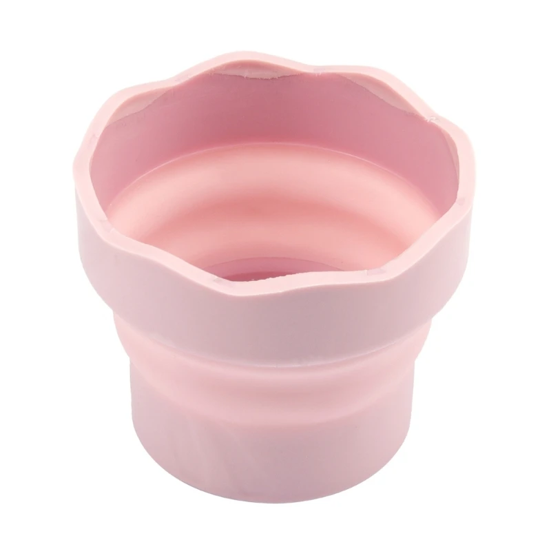 Silicone Brush Washing Bucket Cup Brush Cleaner Collapsible Paint Brush Washer