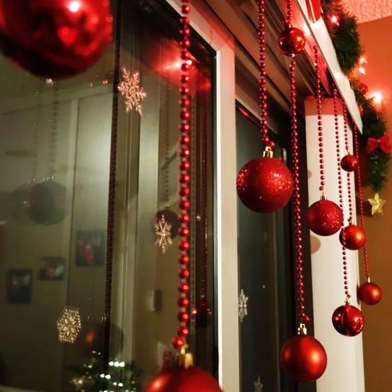 24Pcs Gold/Red Christmas Ball Ornaments for Xmas Tree Decoration Mini Christmas Tree Hanigng Balls New Year Home Decor Navidad