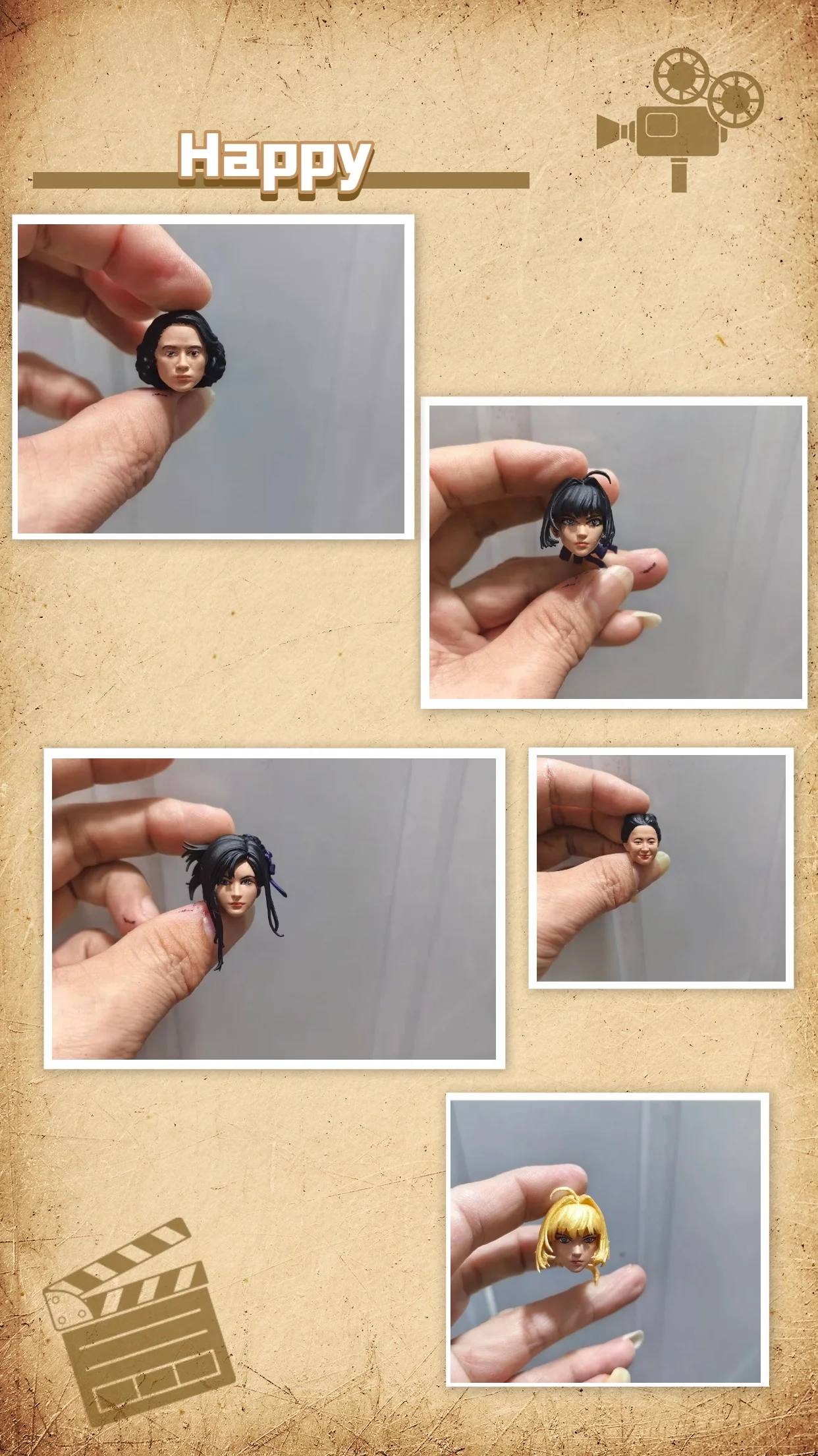 

【30days Made】1/12 Scale Female Soldier Well-known Comic Characters Actress Artist Painted Head Sculpt For 6'' Figure Fit Shf