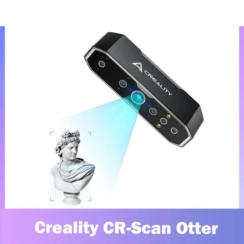 New CR-Scan Otter Portable Upgraded Handheld 3D Scanner 0.02mm Accuracy High Efficiency 20fps Speed Scanning Anti-shaking