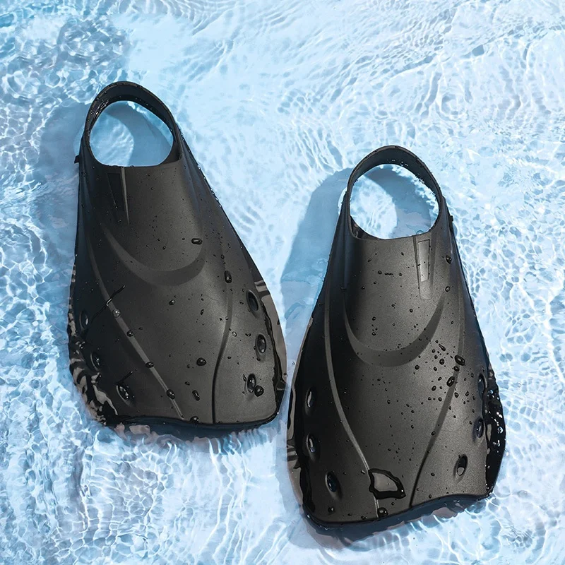 Short Blade Diving Fins diving TPR Flippers Professional Swimming Training Fins for Adult Childpromote sales