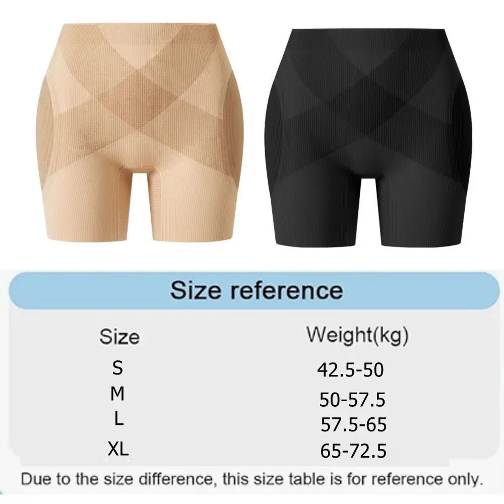 Pantaloni modellanti traspiranti senza cuciture per il sollevamento dei glutei Intimo modellante senza cuciture a vita alta che migliora i fianchi Colore nero