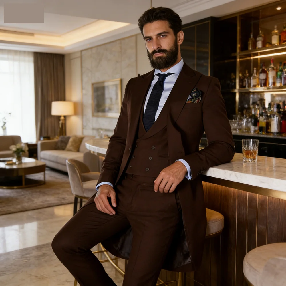 

Men's Tailcoat Tuxedo in Royal Blue Made to Measure Wedding Groomsmen Long Fashion Blazer Smoking Suit Customizable Male Traje