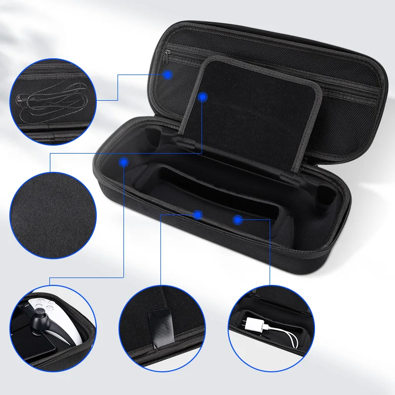 EVA Portable Storage Hard Bag Shell For PS5 Portal Shockproof Protective Case for Sony PlayStation Portal Handheld Game Console image 2