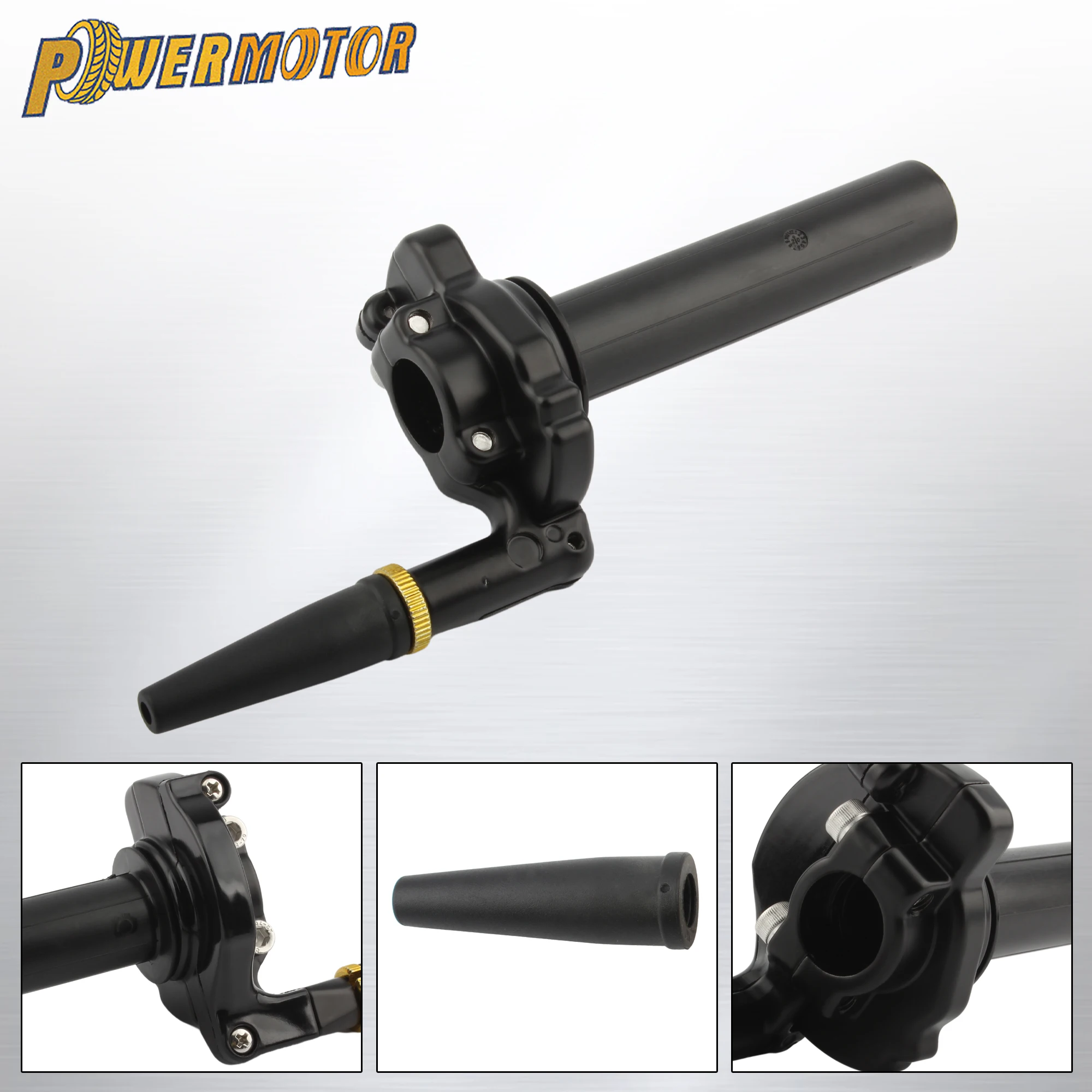 

Motorcycle CNC Aluminum Turn Throttle Accelerator Handle Grips for KTM Yamaha Kawasaki ATV UTV DirtBike Motocross Modified Parts