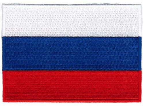 

RUSSIA FLAG PATCH embroidered iron-on RUSSIAN EMBLEM VLADIMIR PUTIN Россия NEW ≈4.5*3.3cm