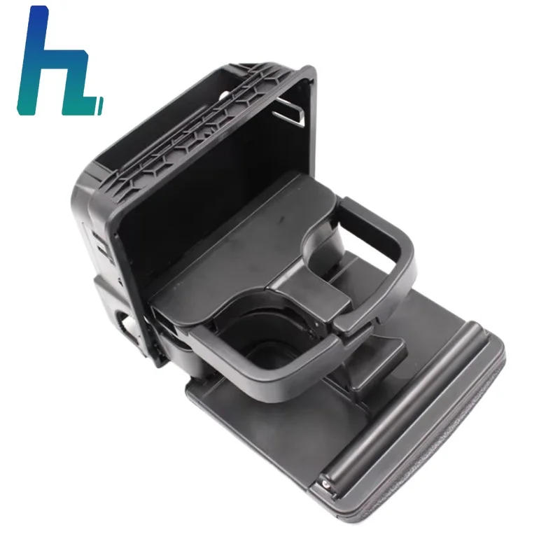 

1K0862532 Black Folding Center Console Rear Cup Holder for V-olkswagen Golf 5 6 1K0862532D