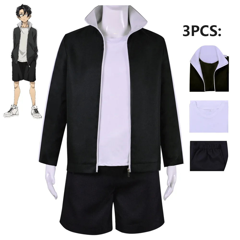 Anime Call of The Night Yamori Kou Cosplay Costume Black Suit Jacket Shorts Outfit Yofukashi No Uta Men Nanakusa Nazuna Party