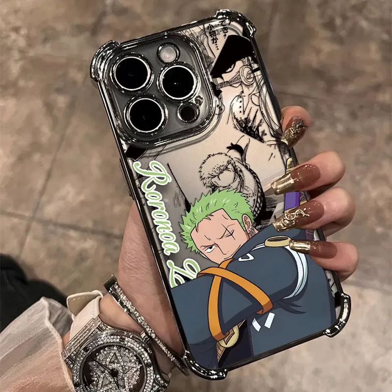 Cool Luffy O-Ones P-Pieces Plating Phone Case For Samsung A37 A57 A07 A36 A16 A06 A35 A55 A15 A54 A34 A24 A14 A05 A04 4G 5G - view 6